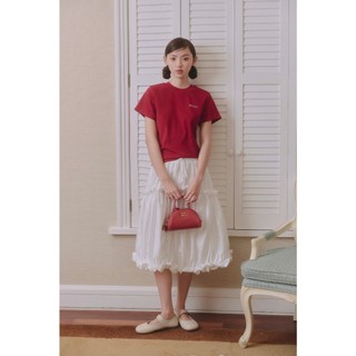 Áo thun OLV cổ tròn dáng basic trẻ trung Cotton T Shirt phù hợp mọi dịp