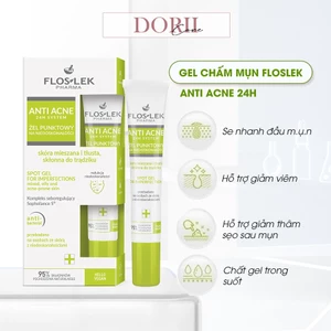 Gel Chấm Mụn Floslek Pharma Antibacterial Intense Gel 20ml Giảm Mụn Kháng Khuẩn Mờ Thâm