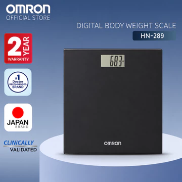 [Chính Hãng] Cân Sức Khỏe Điện Tử Omron HN-289 - Thiết Kế Kính Cường Lực Siêu Mỏng, Độ Chính Xác Cao