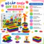 Bộ Lắp Ghép Bông Tuyết DIY 88 Chi Tiết Đồ Chơi Xếp Hình Sáng Tạo Nhiều Màu Sắc Cho Bé