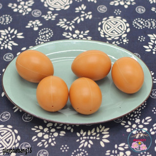 [Loại to như thật] Trứng gà nhựa giả làm mồi cho gà ấp - Đồ chơi cho bé trứng gà mô hình tăng tính sáng tạo