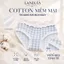 Quần lót nữ cotton cao cấp kháng khuẩn thoáng khí, Quần chip nữ viền ren co giãn LANIXA L6444