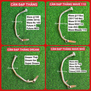 Cần đạp thắng xe máy, cần phanh xe máy cho xe dream, wave nhỏ, wave 100, wave A110 Phụ tùng xe máy Caoduongracing