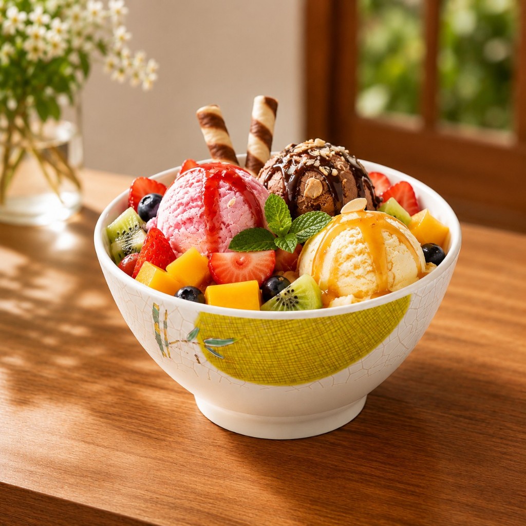 Bát Tô Phíp ( Melamine A5 ) Hoa Văn Hình Lá Tre Dùng Cho Nhà Hàng Khách Sạn 35010