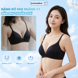 Combo 3 Áo Ngực Su Trơn - Set 3 Áo Lót Nữ Không Gọng, Đệm Mỏng Mặc Dễ Chịu ZANABRA A639
