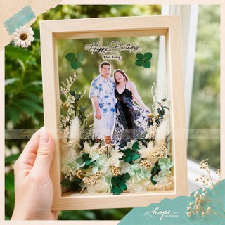 Khung Hoa Khô Sinh Nhật Handmade 3D, Quà Tặng Cá Nhân Hóa Từ Ảnh Thật Cho Người Thân Bạn Bè