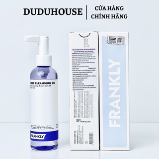 (Hàng Công TY) Dầu Tẩy Trang Frankly Deep Cleansing Oil Làm Sạch Mụn Ẩn, Da Sáng Mịn 200ml Duduhouse