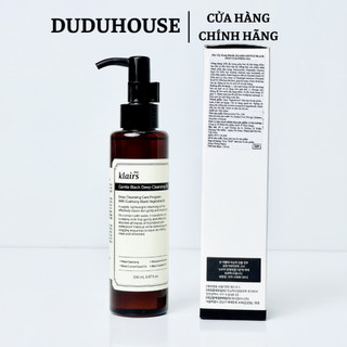 (Hàng Công TY) Dầu Tẩy Trang Klairs Gentle Black Deep Cleansing Oil 150ml Duduhouse
