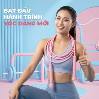(TX)Dây Nhảy Thể Dục Tốc Độ Tăng Thể Lực Giảm Cân Dụng Cụ Thể Dục Cho Nam Nữ Thiết kế gọn nhẹ