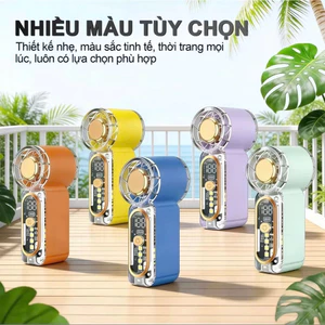 Quạt Cầm Tay Mini X699 – 100 Cấp Độ Gió, Gió Mạnh, Pin Sạc Tích Điện, Nhỏ Gọn Dễ Mang Theo