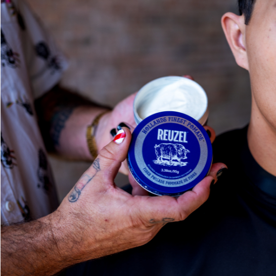 Sáp vuốt tóc - REUZEL FIBER POMADE - giữ nếp, tạo kiểu, tạo bóng (35g, 95g) - LT2026