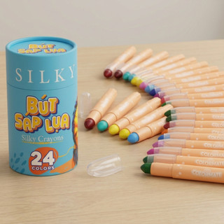 Bút Sáp Lụa Siêu Mịn 12/24 Cây - Colormate