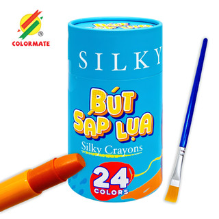 Bút Sáp Lụa Siêu Mịn 12/24 Cây - Colormate