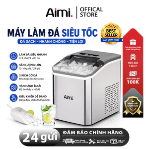 Máy Làm Đá Viên Tự Động Mini, Làm Đá Nhanh 6-8 Phút, Dùng Cho Gia Đình, Văn Phòng, Tiện Lợi