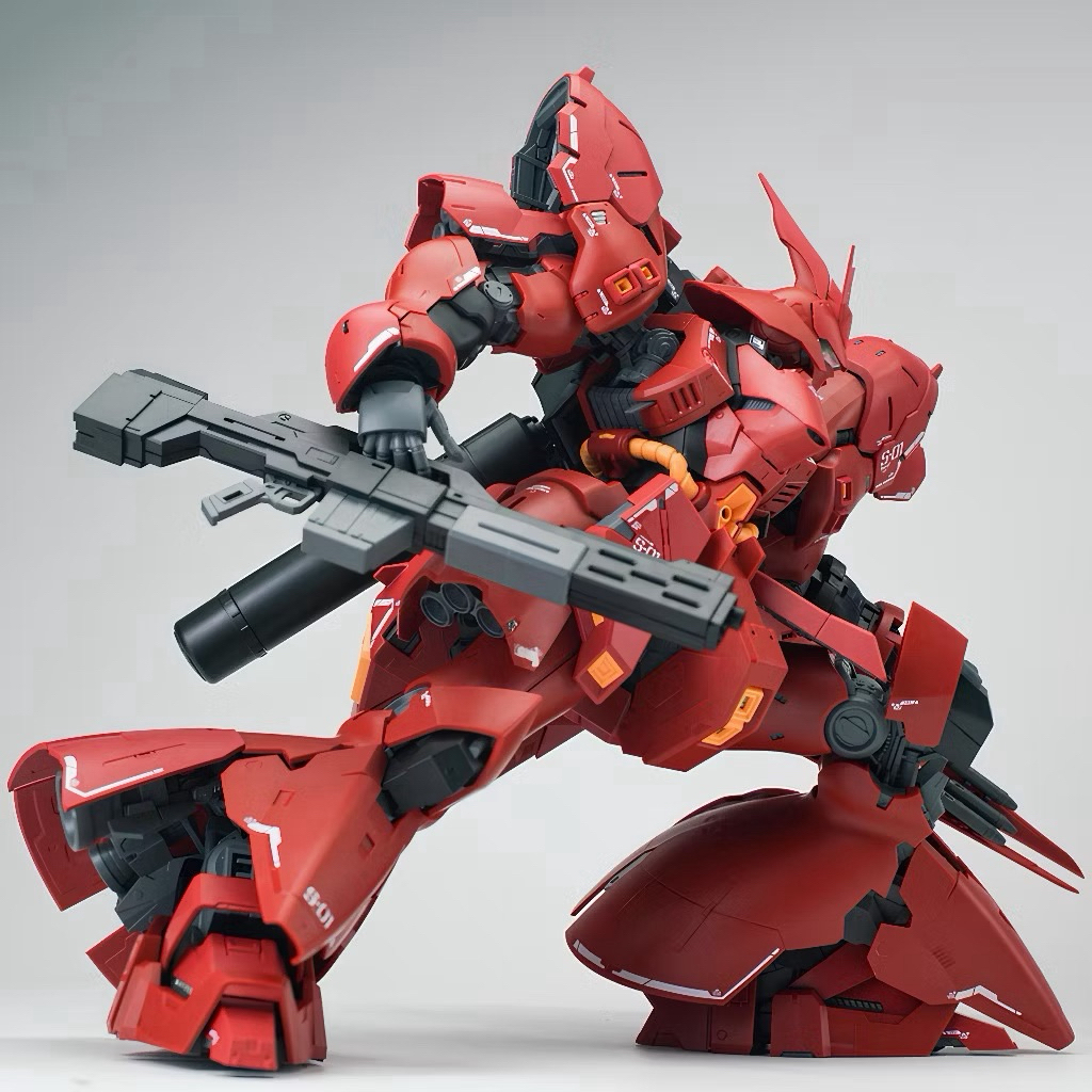 [ Hàng có sẵn ] Mô hình lắp ráp RG Sazabi fighter 1/96 ( tặng decal nước )
