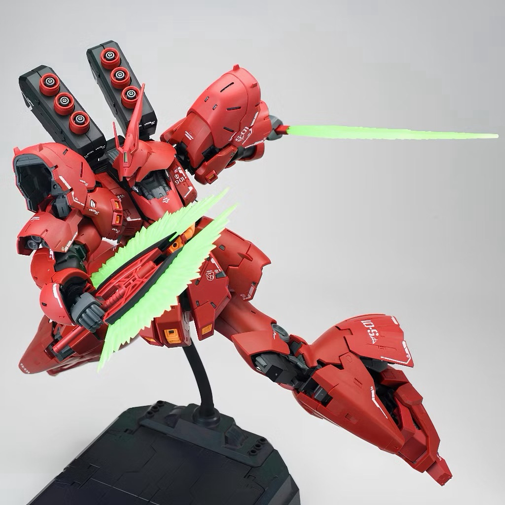 [ Hàng có sẵn ] Mô hình lắp ráp RG Sazabi fighter 1/96 ( tặng decal nước )