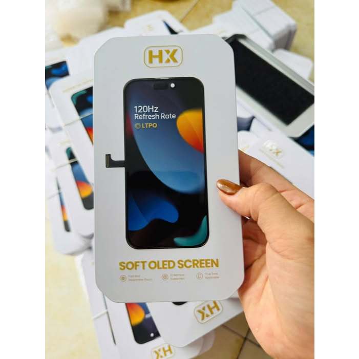 Màn Hình HX Soft Oled. Hàng Super, Công Nghệ LTPO Tiết Kiệm Pin, Phôi Dẻo, 120HZ,Trutone,Sàng IC,Hiển Thị Sắc Nét | BigBuy360 - bigbuy360.vn