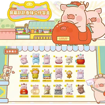 [Blind Box] Mô Hình The Piggy LuLu Car Screen Scented Decorative Seires Mini Figures🌼Blind Box Nhà Đông Đông