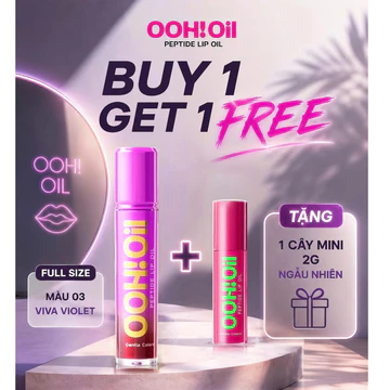 Dầu Dưỡng Môi Lip Oil Gentle Colors OOH OIL – Dưỡng Ẩm Sâu, Làm Hồng Môi Tự Nhiên, Căng Bóng 7 gam