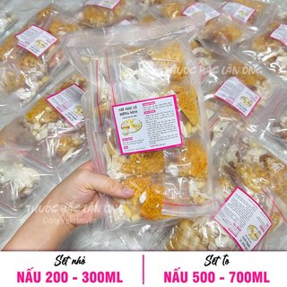 Set ngọc lộ dưỡng nhan, trà thất bạch ẩm, chè dưỡng nhan Quảng Đông gồm: bạch linh, hạt sen,...