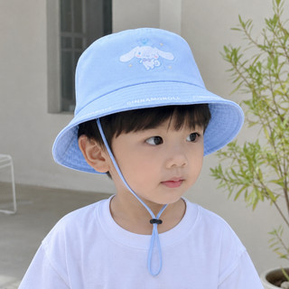 Mũ Bucket Cho Bé Trai Bé Gái 3-10 Tuổi In Hình Kurumi Dễ Thương, Mũ Chống Nắng Trẻ Em Cotton Mềm Mại Có Dây Đeo