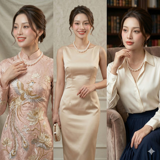 [ DAISYN ] N731 choker dây chuyền ngọc trai nhân tạo sang trọng cho nữ