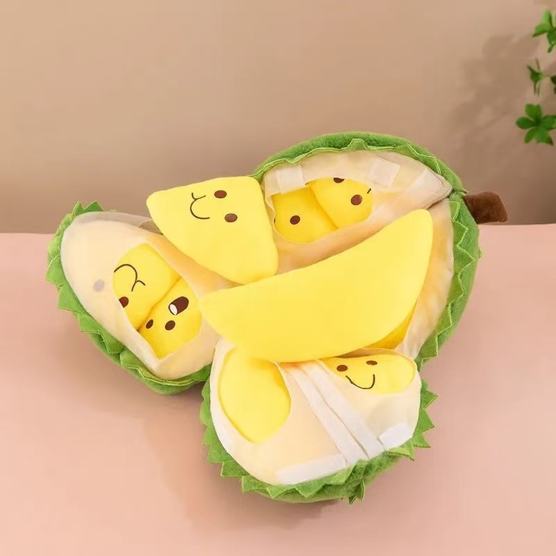 [Giao nhanh] Đồ chơi nhồi bông hình sầu riêng (có thể tháo rời), 25 cm