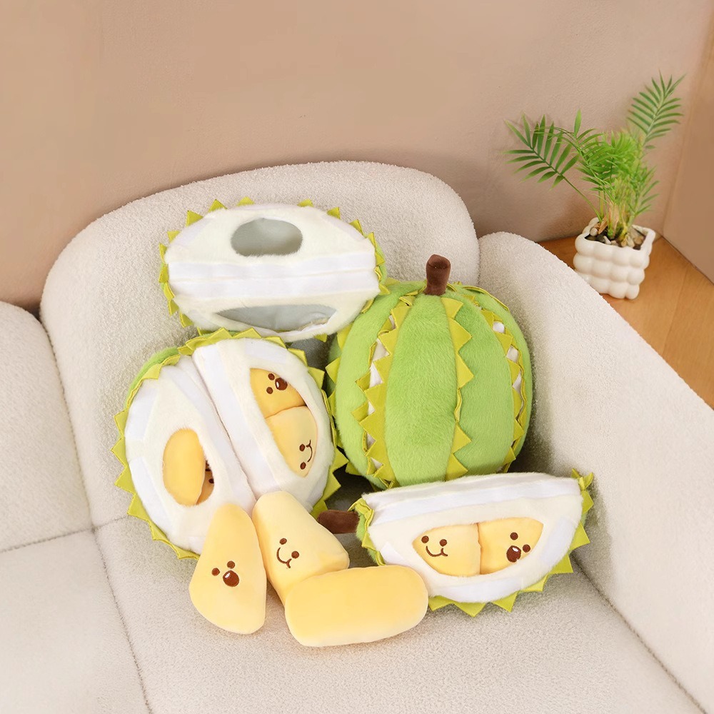 [Giao nhanh] Đồ chơi nhồi bông hình sầu riêng (có thể tháo rời), 25 cm