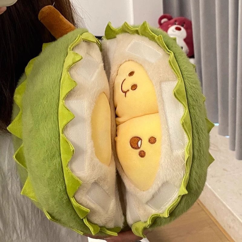 [Giao nhanh] Đồ chơi nhồi bông hình sầu riêng (có thể tháo rời), 25 cm