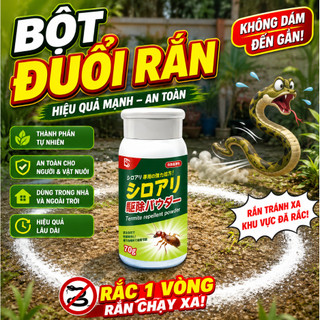 🐍Bột Đuổi Rắn 70g Xua Đuổi Rắn Hiệu Quả Lâu Dài Ngăn Rắn Bò Vào Nhà🐍BAO dùng cho sân vườn nhà ở kho hàng hành lang