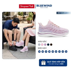 Giày Thể Thao Nam Nữ Siêu Nhẹ BLUEWIND Semicircle Êm Chân, Thoáng Khí Phù Hợp Giày Chạy Bộ Nữ 68380