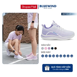 Giày Thể Thao Nữ Siêu Nhẹ BLUEWIND Semicircle Êm Chân, Thoáng Khí 68380