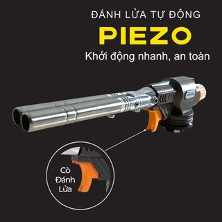 Đèn Khò Gas Hàn Đôi NaMilux TPW-13MF - Nhiệt Độ Đầu Khò Trên 1300 C - Đánh Lửa Tự Động - Hàng Chính Hãng