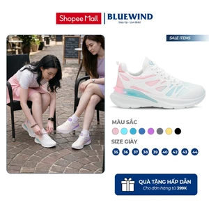 Giày Thể Thao Nữ BLUEWIND Đế Cao 4cm Êm Mềm, Dáng Basic Dễ Phối Đồ 68377