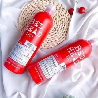 Dầu Gội Xả Tigi Bed Head Resurrection Supper Repair Cặp Gội Xả Phục Hồi Ngăn Rụng Tóc Tigi Bed Head 750ml-Skinora Beauty