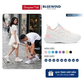 [TĂNG SIZE] Giày Thể Thao Nữ BLUEWIND Đế Cao 4cm Êm Mềm, Dáng Basic Năng Động 68377