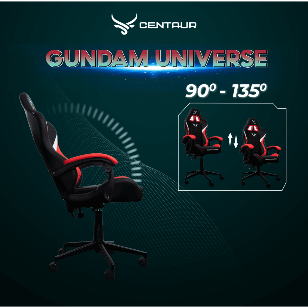 Ghế Gaming Centaur Gundam Universe Form Công Thái Học Khung Full Thép Chịu Lực Cao, Da PU Cao Cấp , Ngả 135 Độ | BigBuy360 - bigbuy360.vn