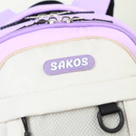 Balo Học Sinh SAKOS STORMY Siêu Nhẹ Thiết Kế Đơn Giản Siêu Nhẹ Form Cứng Cáp Chia Ngắn Khoa Học — ảnh 2