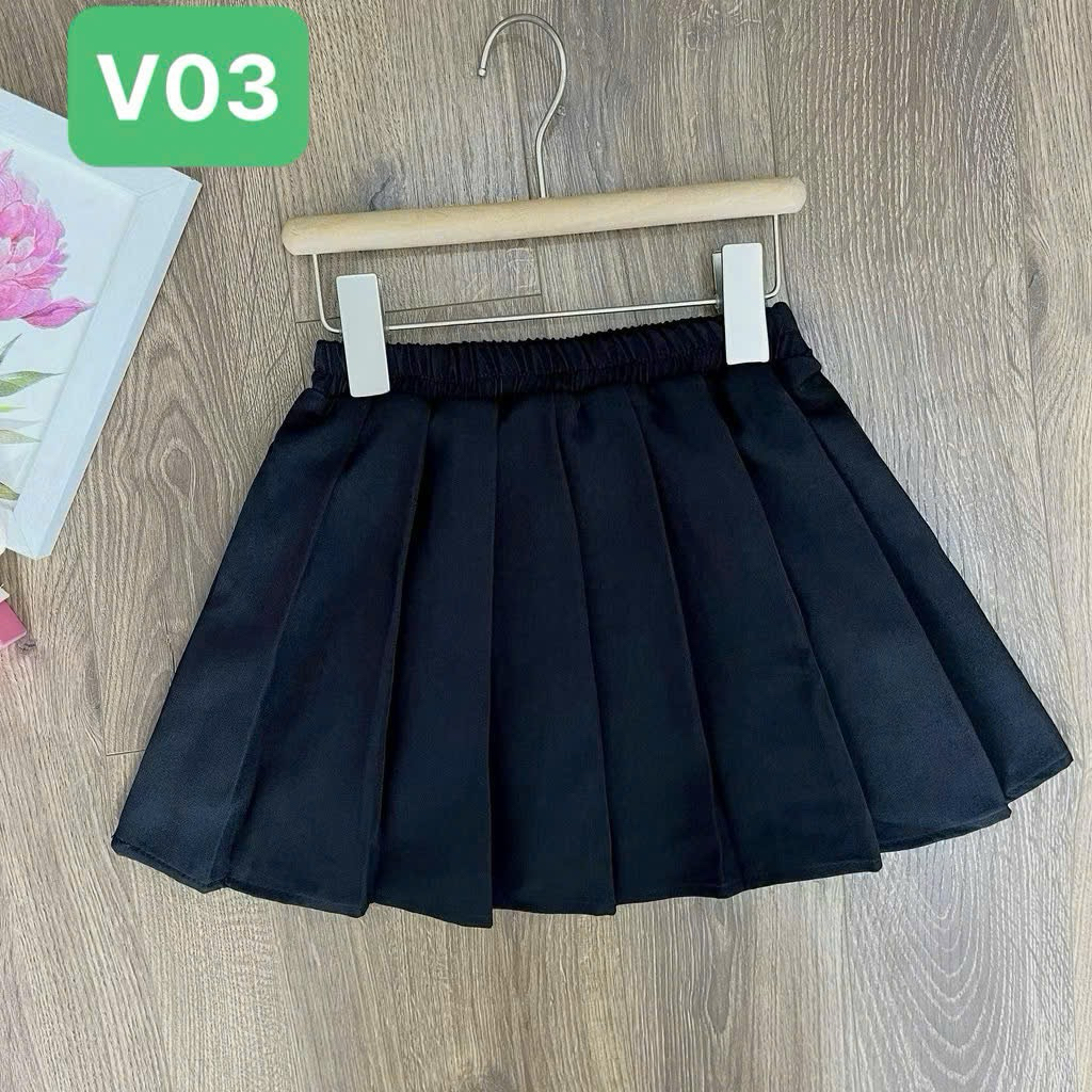 Chân váy bé gái chân váy xếp ly đi học – đồng phục học sinh nữ size 4-12Y (16-45kg)