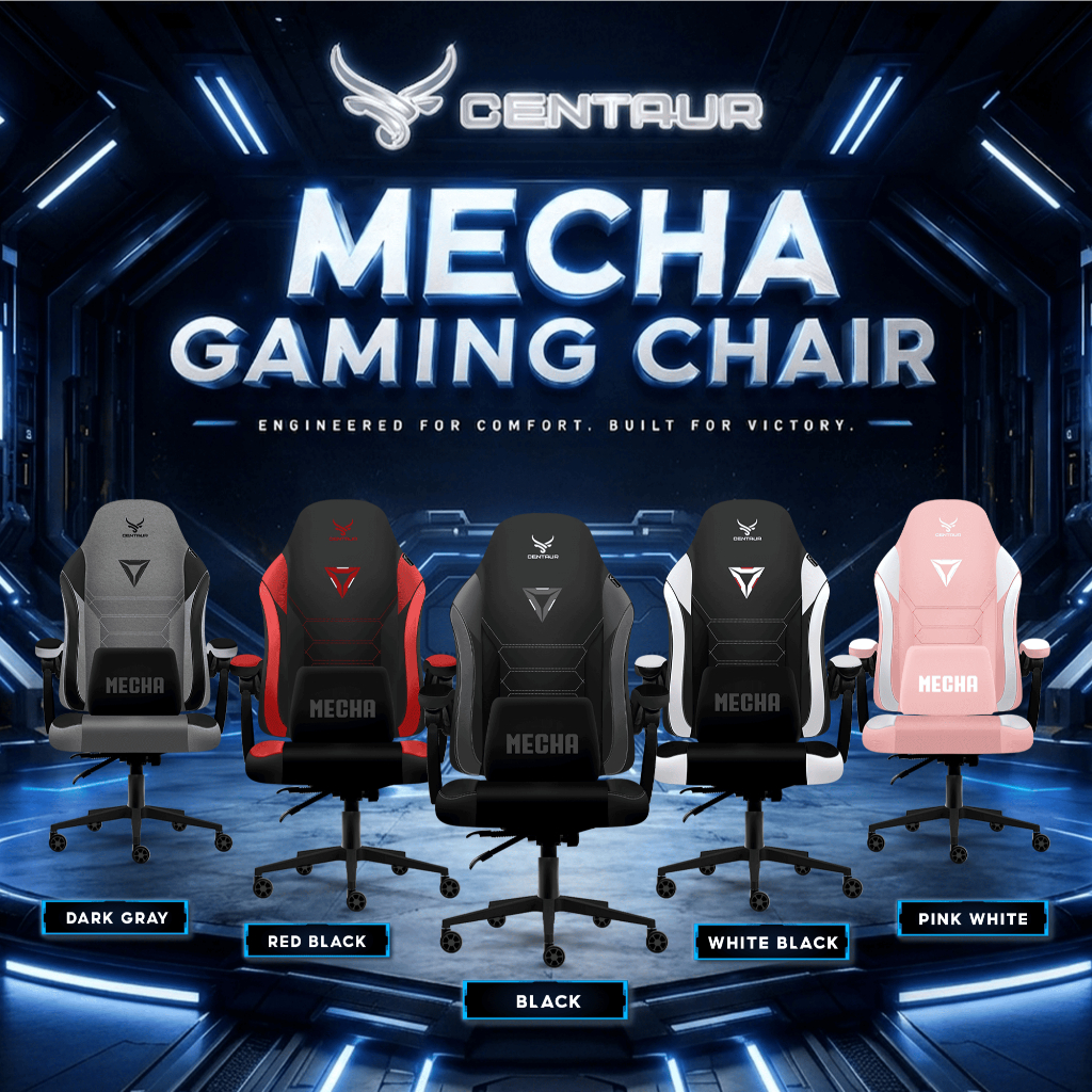 Ghế Gaming Centaur Mecha - Chân Kim Loại Chắc Chắn, Da PU Cao Cấp, Cơ Ngả 135 Độ | Centaur Việt Nam | BigBuy360 - bigbuy360.vn