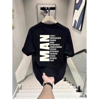 [Mẫu Mới] Áo Thun Tay Oversize MAN In Sau Lưng Chất Liệu Coton 100% Định Lượng 250gsm Unisex Nam Nữ.
