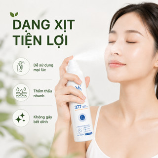 Xịt Dưỡng Trắng Da 377+577+VB3 150ml – Cấp Ẩm, Dưỡng Sáng Da, Hỗ Trợ Mờ Thâm Và Làm Đều Màu Da