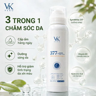 Xịt Dưỡng Trắng Da 377+577+VB3 150ml – Cấp Ẩm, Dưỡng Sáng Da, Hỗ Trợ Mờ Thâm Và Làm Đều Màu Da