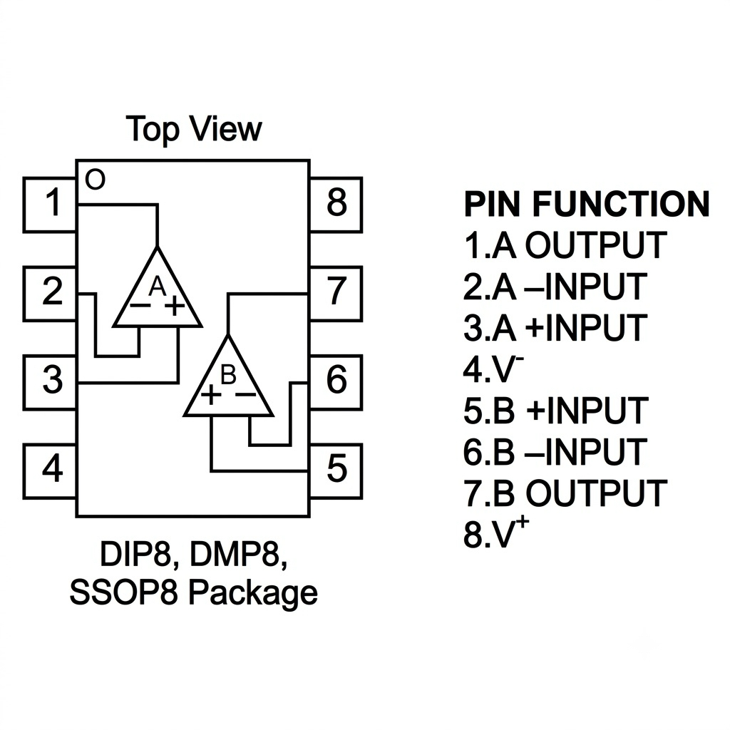 IC NE5532P NE5532 Dual Low Noise Op-Amp Texas Instruments - Bộ khuếch đại thuật toán DIP-8