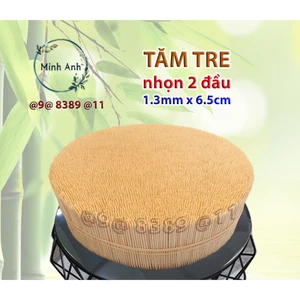 1 KG - Tăm tre xỉa răng - nhọn 2 đầu - tăm tre đẹp