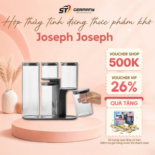 Hộp thủy tinh đựng thực phẩm khô Joseph 95035 Podium 100   HCM  GermanySnT 510017