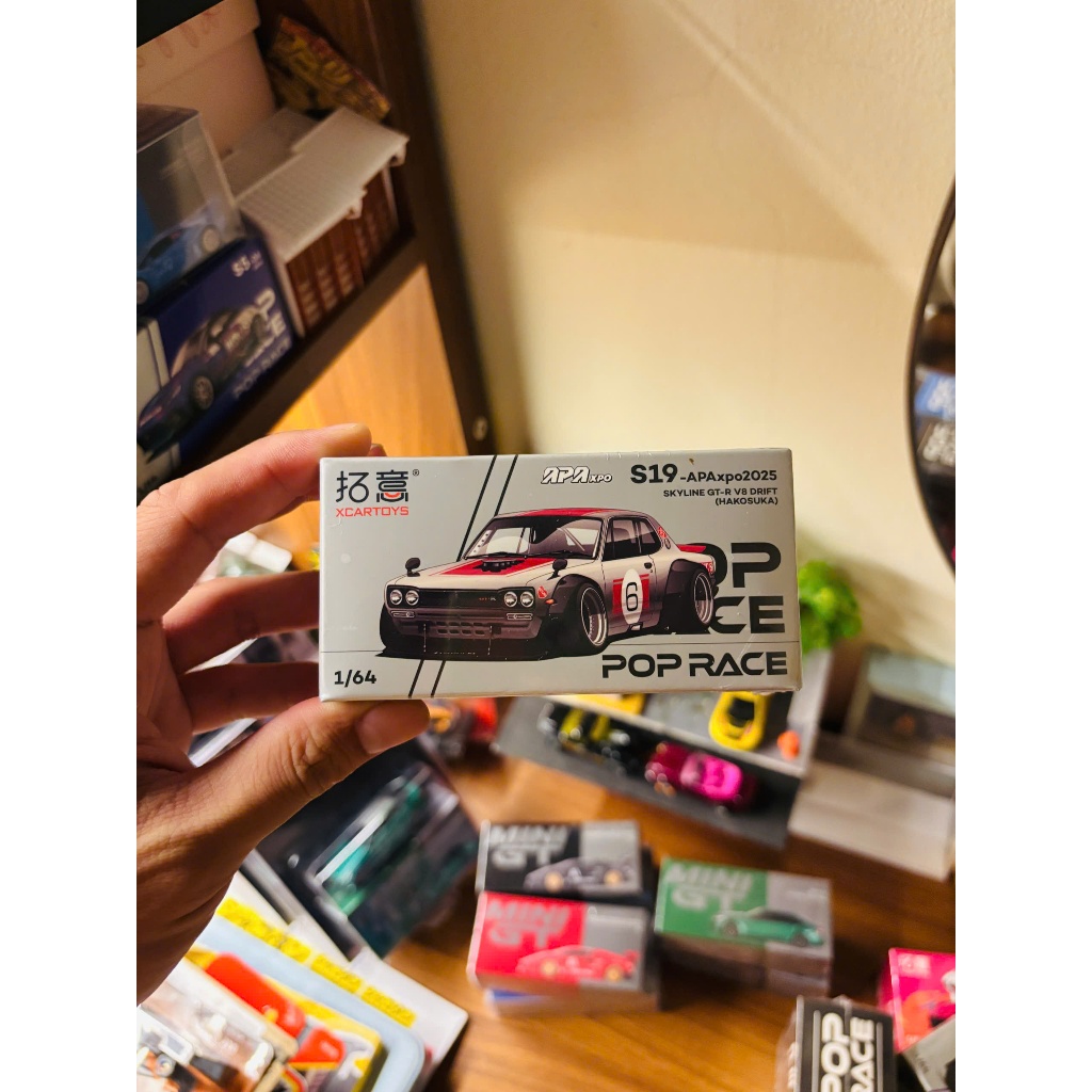 Xe Mô Hình Pop Race Chính Hãng New Seal Tỷ Lệ 1:64 | Poprace Honda Civic, Skyline GTR V8...