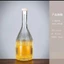 Chai Lọ Thuỷ Tinh Lắp Gỗ, Dáng Sọc Dung Tích 500ML