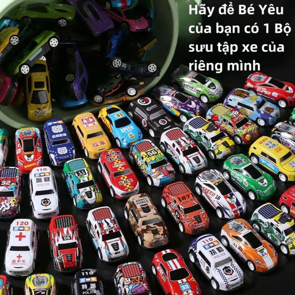 Thùng 30 Xe Ô Tô Đồ Chơi Hợp Kim, Combo Kèm Hộp Đựng Hàng Loại 1 Đồ Chơi Ô Tô Cho Bé BEERSHOP.TOYS