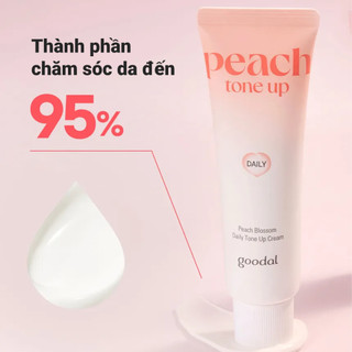 [Date 06/11/2026] Kem dưỡng nâng tone GOODAL Peach Blossom Daily/2X dưỡng ẩm, nâng tone sáng da chiết xuất đào 50ml